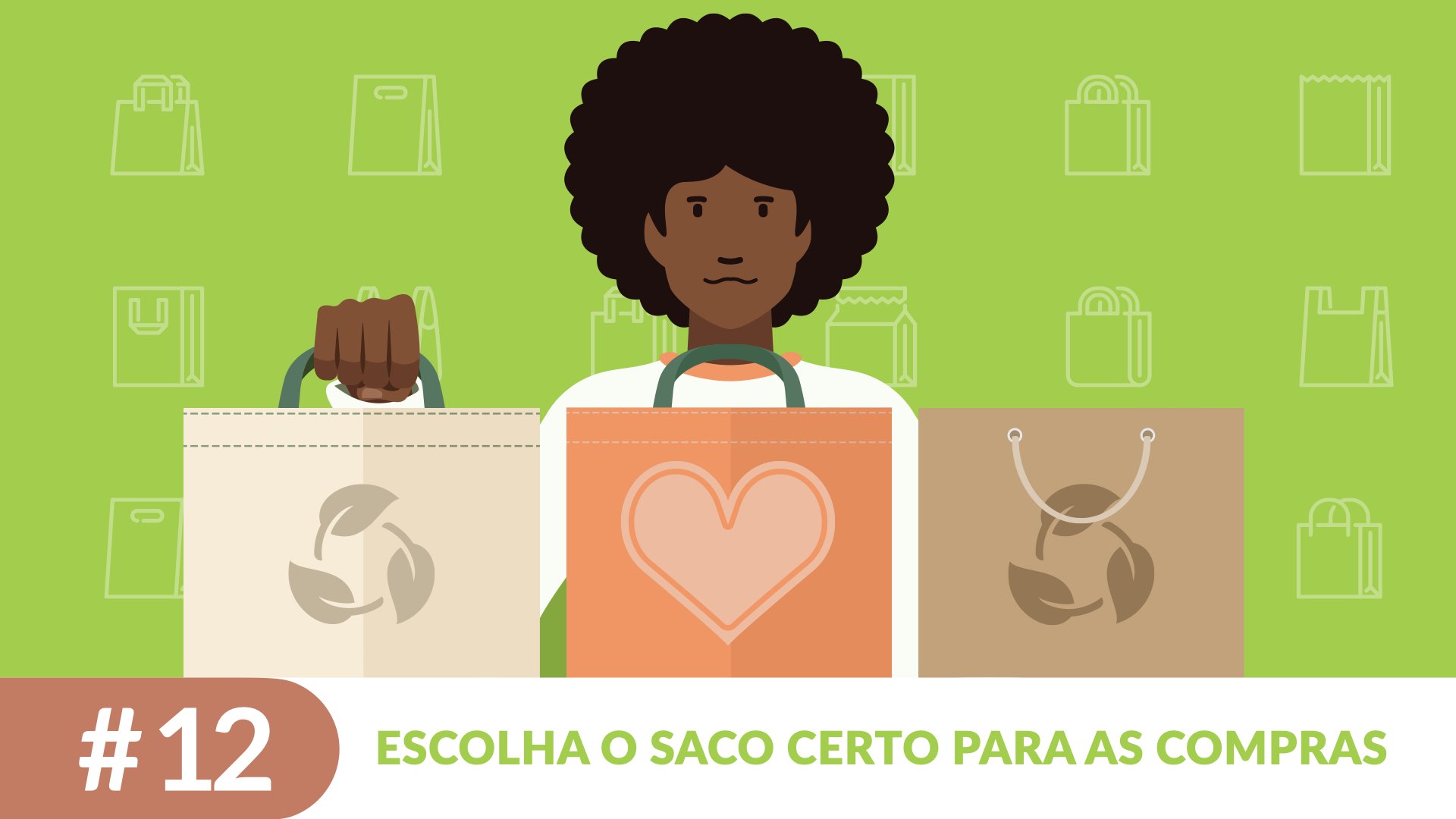 Seja um consumidor sustentável #12: escolha o saco certo para as compras